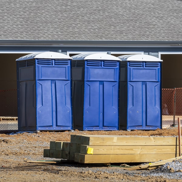 how can i report damages or issues with the porta potties during my rental period in McBain Michigan